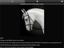 Tablet Screenshot of eleventhhourfarm.com